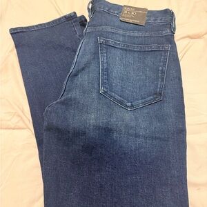 Banana Republic Slim Fit Jeans in Dark Blue Denim